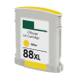 Kompatibel HP 88 XL gul bläckpatron 28 ml. (C9393AE)