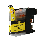 Brother LC125Y XL gul kompatibel bläckpatron 22 ml. (LC-125Y)