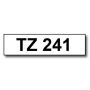 Brother TZe241 18 mm x 8 m Svart text / Vit tejp kompatibel tejp (TZ241)