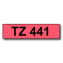 Brother TZe441 18 mm x 8 m Svart text / Röd tejp kompatibel tejp (TZ441)