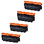 Canon 040H XL 4 stk. rabattpaket toner 42500 sider - kompatibel