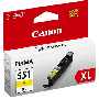 Canon CLI-551XLY gul original bläckpatron 11 ml. (6446B001)