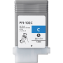 Canon PFI102C cyan kompatibel bläckpatron 130 ml. (0896B001)