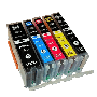 Canon PGI-580 XXL 5 stk. rabattpaket bläckpatron 74 ml. - kompatibel
