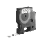 Dymo S0720500 12 mm x 7 m Svart text / Genomskinlig tejp kompatibel tejp (45010)
