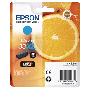 Epson 33 XL cyan original bläckpatron 8,9 ml. (C13T33624012)