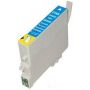 Epson T0802 cyan kompatibel bläckpatron 13 ml. (C13T08024011)