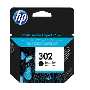HP 302 svart original bläckpatron 3,5 ml. (F6U66AE)