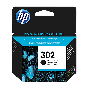 HP 302 svart original bläckpatron 3,5 ml. (F6U66AE)