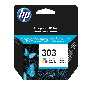 HP 303 CMY original bläckpatron 4 ml. (T6N01AE)