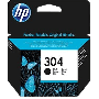 HP 304BK svart original bläckpatron 4 ml. (N9K06AE)