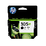 HP 305XL svart original bläckpatron 6,5 ml. (3YM62AE)