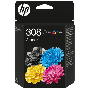 HP 308 CMYK original bläckpatron 120 sider (6L6S6UE)
