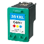Kompatibel HP 351 XL 3 färger i en bläckpatron 21 ml. (CB338EE)