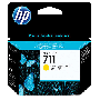 HP 711 gul original bläckpatron 29 ml. (CZ132A)