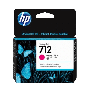 HP 712 magenta original bläckpatron 29 ml. (3ED68A)