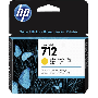 HP 712 gul original bläckpatron 29 ml. (3ED69A)