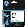 HP 712 XL svart original bläckpatron 80 ml. (3ED71A)