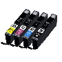 Canon CLI-551XL 4 stk. rabattpaket bläckpatron 48 ml. - kompatibel