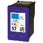 Kompatibel HP 57 XL 3 färger i en bläckpatron 21 ml. (C6657AE)