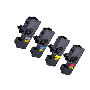 Kyocera TK-5220K 4 stk. rabattpaket toner 4800 sider - kompatibel