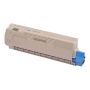 OKI C 612 cyan kompatibel toner 6000 sider (46507507)