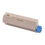 OKI C 612 gul kompatibel toner 6000 sider (46507505)