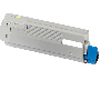 OKI C5600 gul kompatibel toner 2000 sider (43381905)