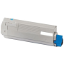 OKI C5600 cyan kompatibel toner 2000 sider (43381907)