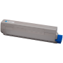 OKI C822 cyan kompatibel toner 7300 sider (44844615)