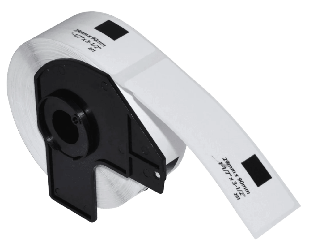 Brother DK11201 29 x 90 mm, 400 stk. Vit kompatibel adresseetiket (Termisk)