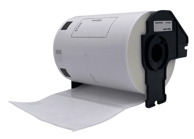 Brother DK11240 102 x 50mm, 600 stk. Vit kompatibel adresseetiket