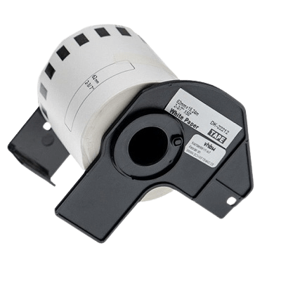 Brother DK22212 62mm x 15,24m Vit kompatibel adresseetiket (Termisk, Plastik)