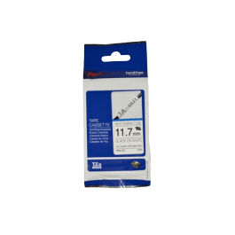 Brother HSE231 11,7 mm x 1,5 m Svart text / Vit tejp original tejp (HS-E231)