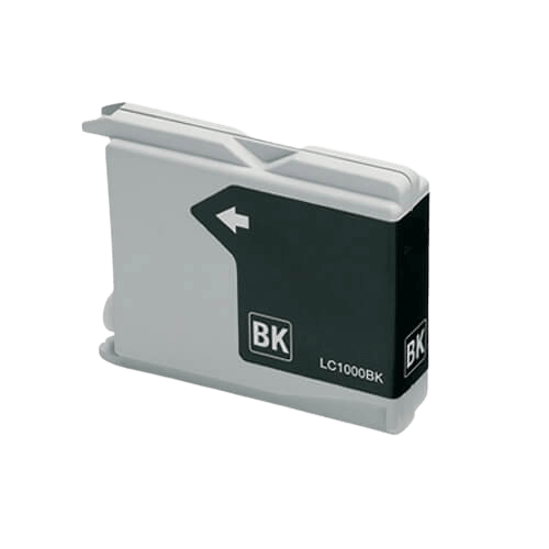 Brother LC1000BK svart kompatibel bläckpatron 25 ml. (LC-1000BK)