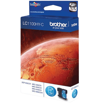 Brother LC1100HYC XL cyan original bläckpatron 700 sider (LC-1100HYC)