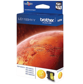 Brother LC1100HYY XL gul original bläckpatron 700 sider