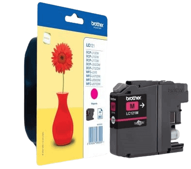 Brother LC121M magenta original bläckpatron 300 sider (LC-121M)