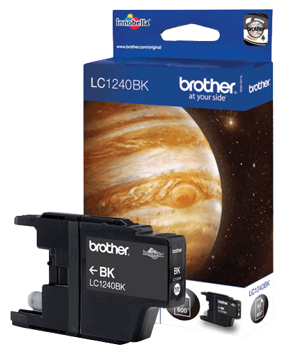 Brother LC1240BK XL svart original bläckpatron 600 sider (LC-1240BK)