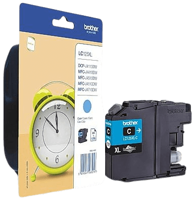 Brother LC125C XL cyan original bläckpatron 1200 sider (LC-125C)