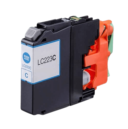 Brother LC223C cyan kompatibel bläckpatron 10,6 ml. (LC-223C)