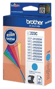 Brother LC223C cyan original bläckpatron 550 sider (LC-223C)