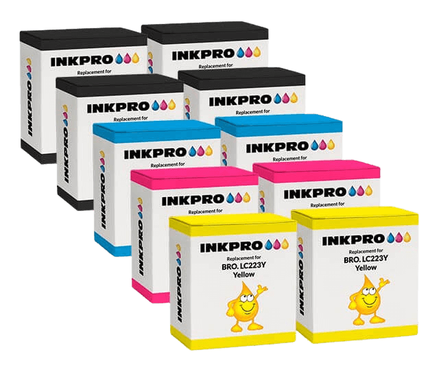 Brother LC223M 10 stk. rabattpaket bläckpatron 147,6 ml. - kompatibel