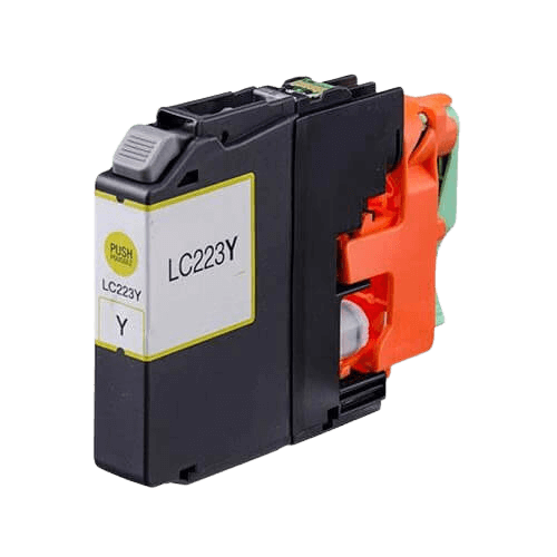 Brother LC223Y gul kompatibel bläckpatron 10,6 ml. (LC-223Y)