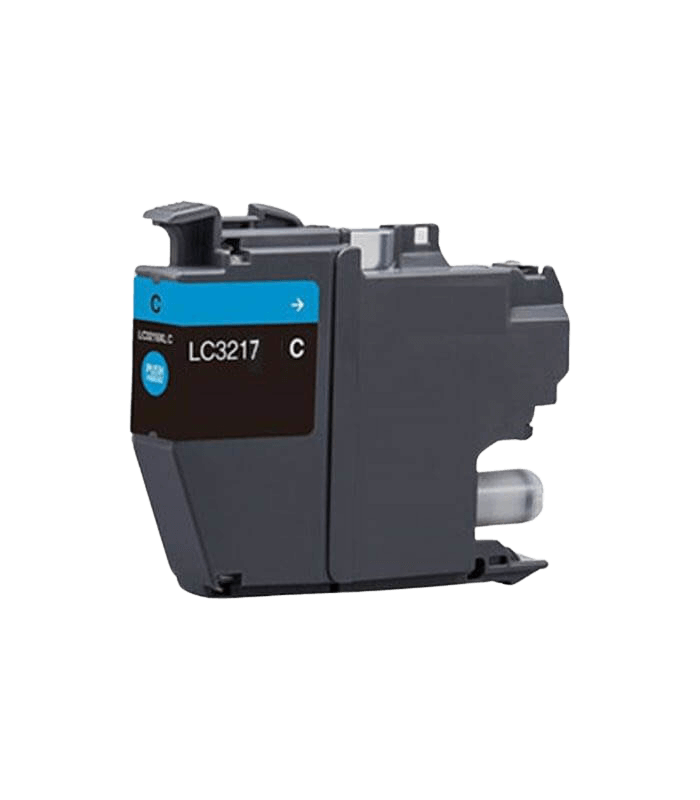 Brother LC3217C cyan kompatibel bläckpatron 550 sider (LC-3217C)