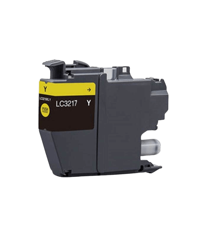 Brother LC3217Y gul kompatibel bläckpatron 550 sider (LC-3217Y)