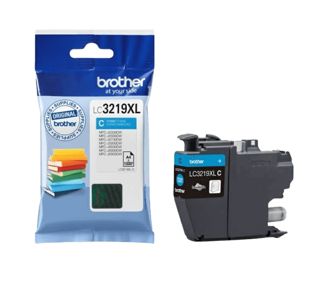 Brother LC3219XLC cyan original bläckpatron 1500 sider (LC-3219XLC)