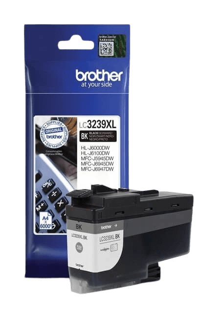 Brother LC3239XLBK svart original bläckpatron 6000 sider (LC-3239XLBK)