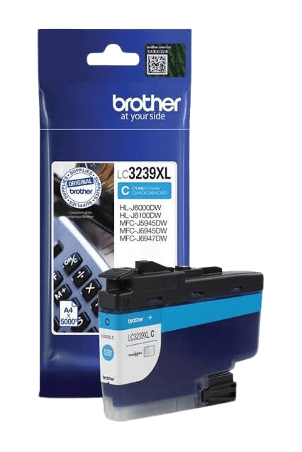 Brother LC3239XLC cyan original bläckpatron 5000 sider (LC-3239XLC)