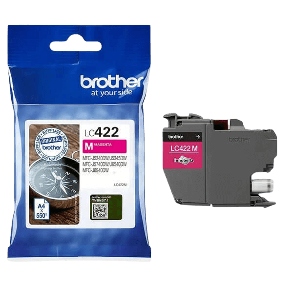 Brother LC422M magenta original bläckpatron 550 sider